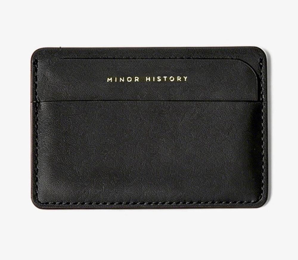 MINOR HISTORY Midtown WALLET / Card CASE In black